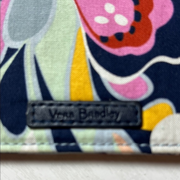 Vera Bradley Pink and Blue Floral Wallet - Picture 3 of 4